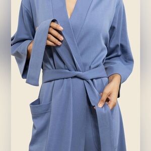 Hanro Blue Women's Robe size M